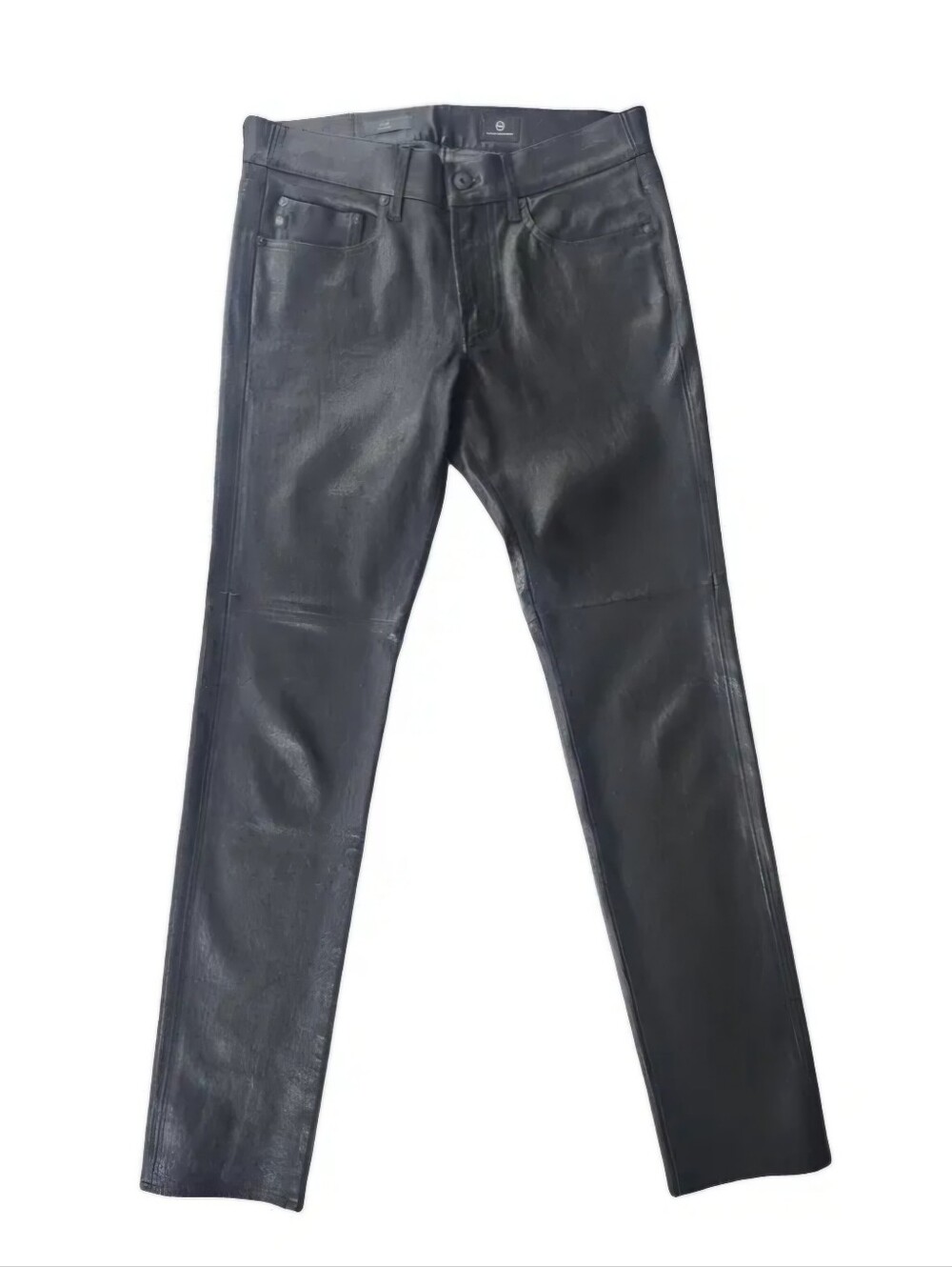 NEW!!! Black Leather Trousers Ag Adriano Goldschmied, Size 29, Retail $1000 US